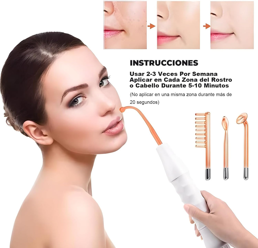 Varita de alta frecuencia 4 en 1 - LuminaLift Pro®