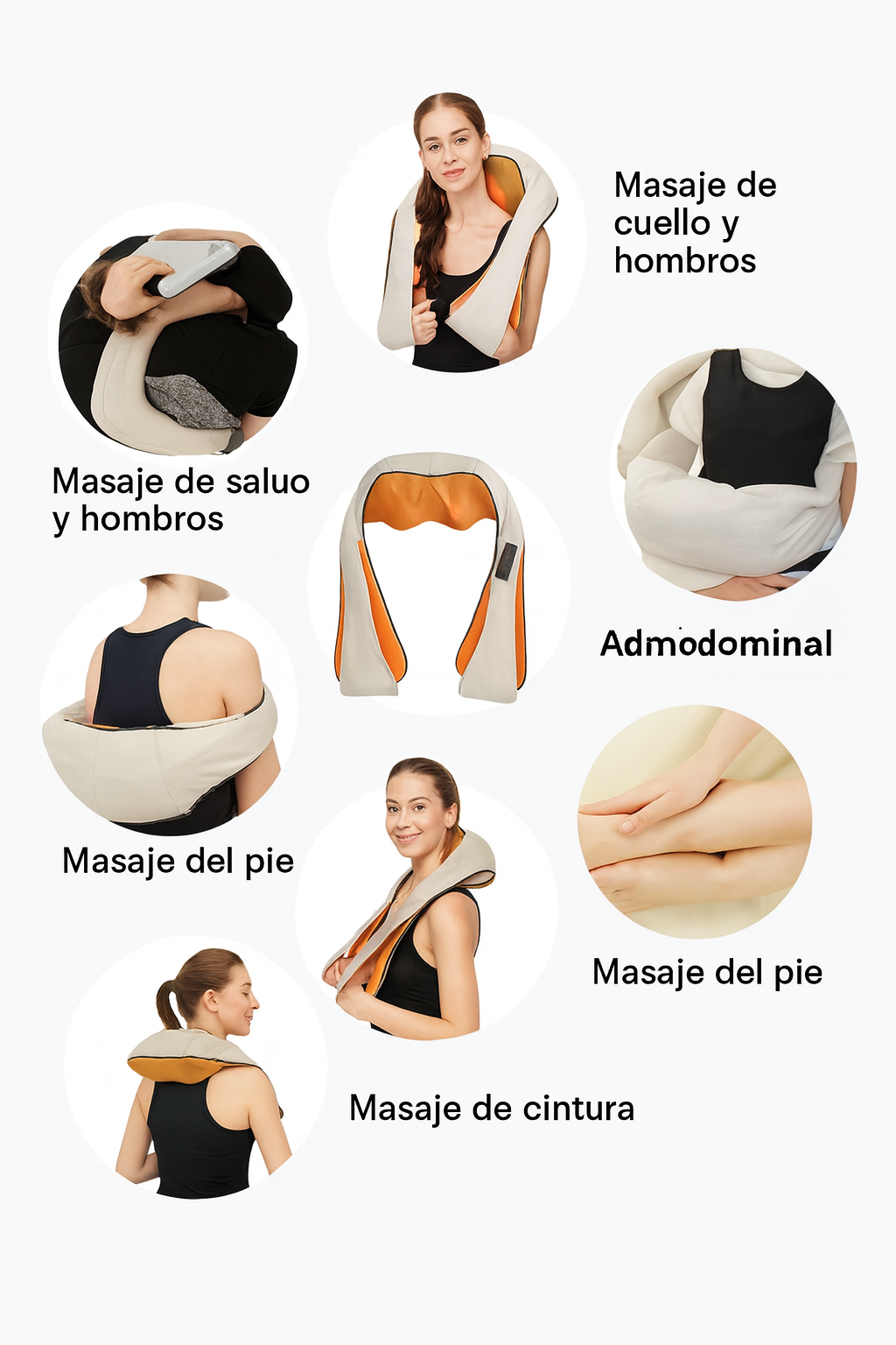 MASAJEADOR ELÉCTRICO DE CUELLO – POTENCIA, SEGURIDAD Y ALIVIO REAL