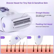 Afeitadora y Depiladora 3 en 1 – Piel Suave, Precisa y Sin Irritación