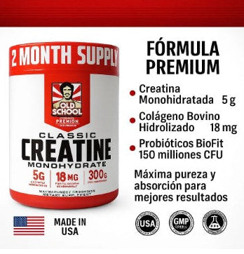 CREATINA For Men Old School X 3UND