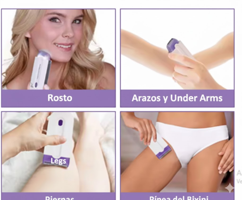 Depiladora recargable 2 en 1